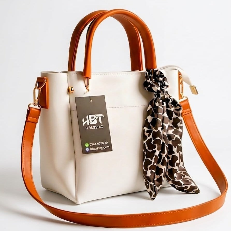 Fashion Fiesta Shoulder Bag – Soft Leather Elegance (Code 5551)