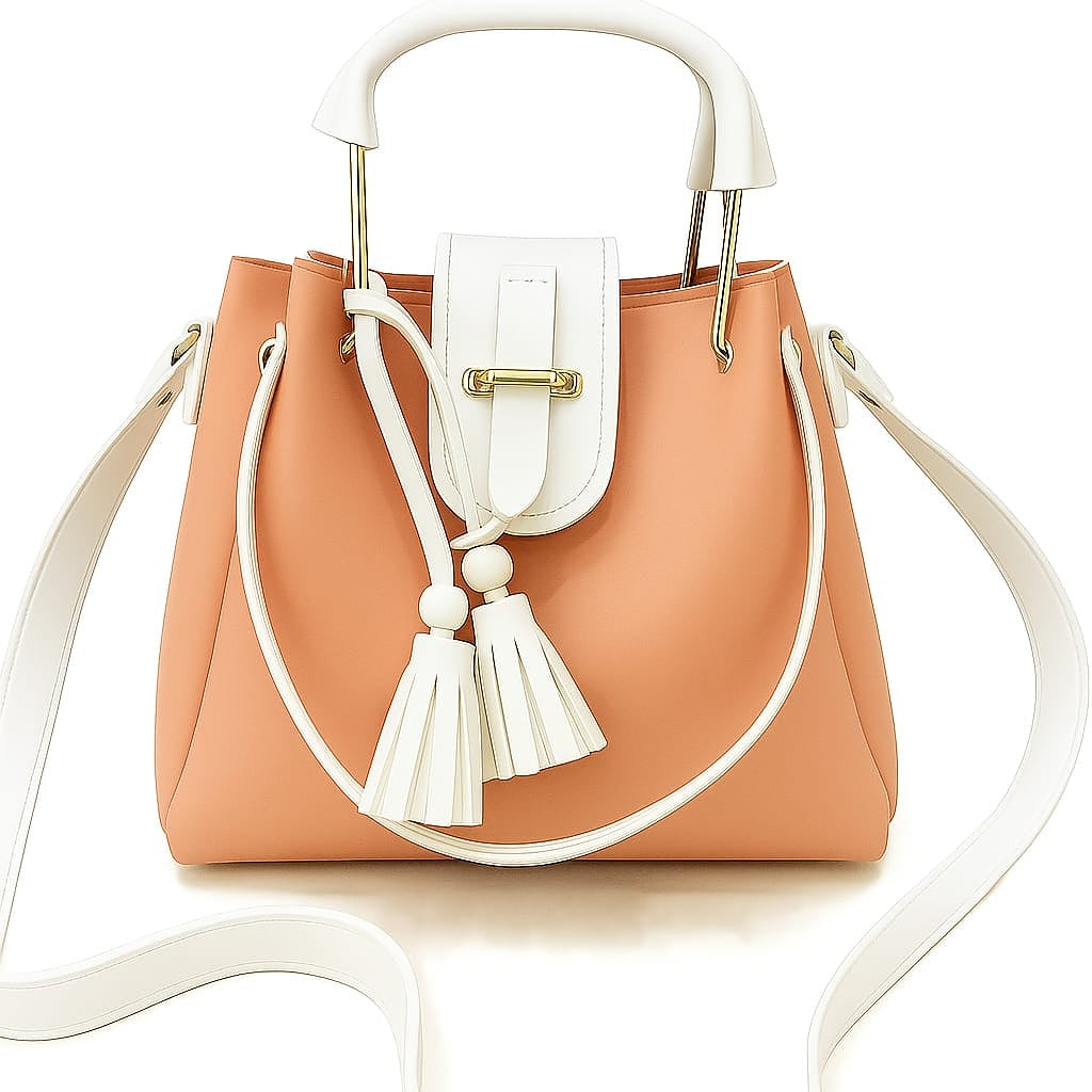 Fashion Fiesta Shoulder Bag – Soft Leather Elegance (Code 5551)