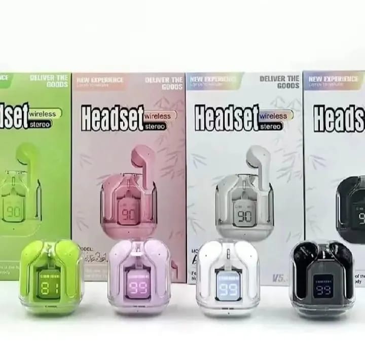 Air 31 Wireless Bluetooth Earbuds with Transparent Charging Case