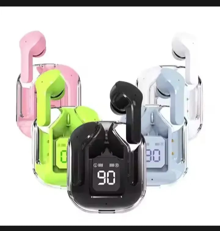 Air 31 Wireless Bluetooth Earbuds with Transparent Charging Case